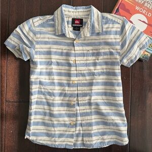 Kids Quiksilver Striped Buttondown shirt  8